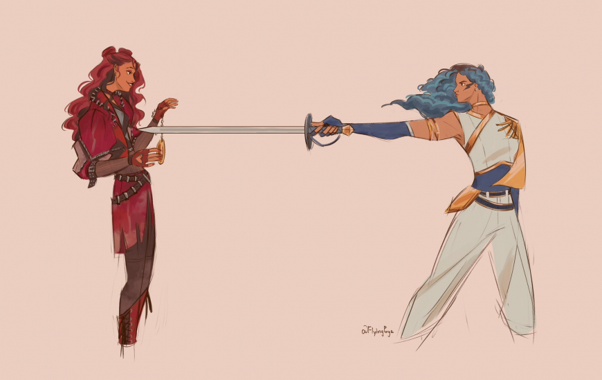 Red and Chloe fanart