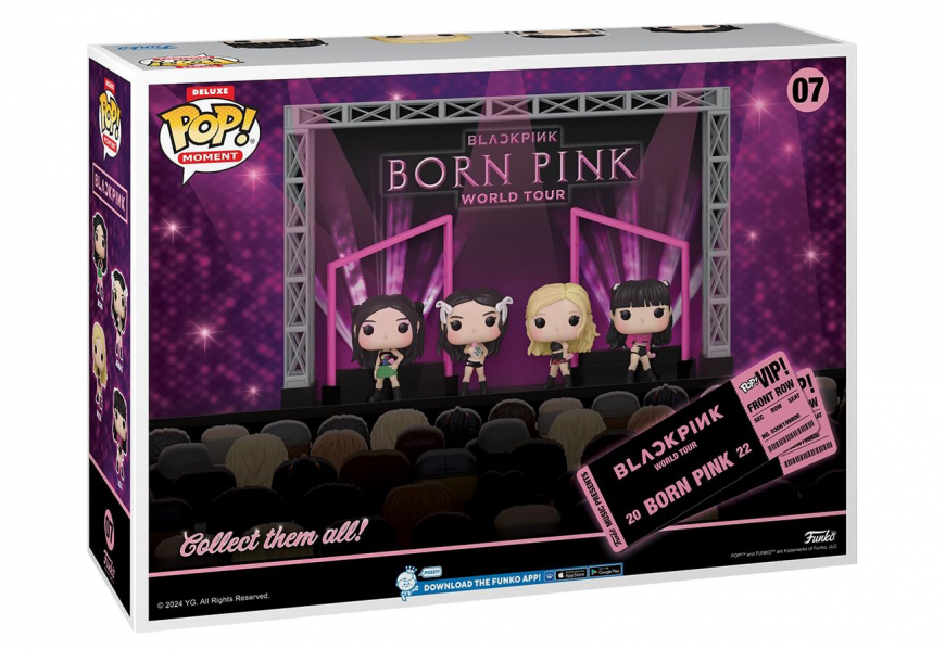 Funko Pop BLACKPINK - BORN PINK World Tour - Jisoo,Jennie,Rosé,Lisa 4-Pack