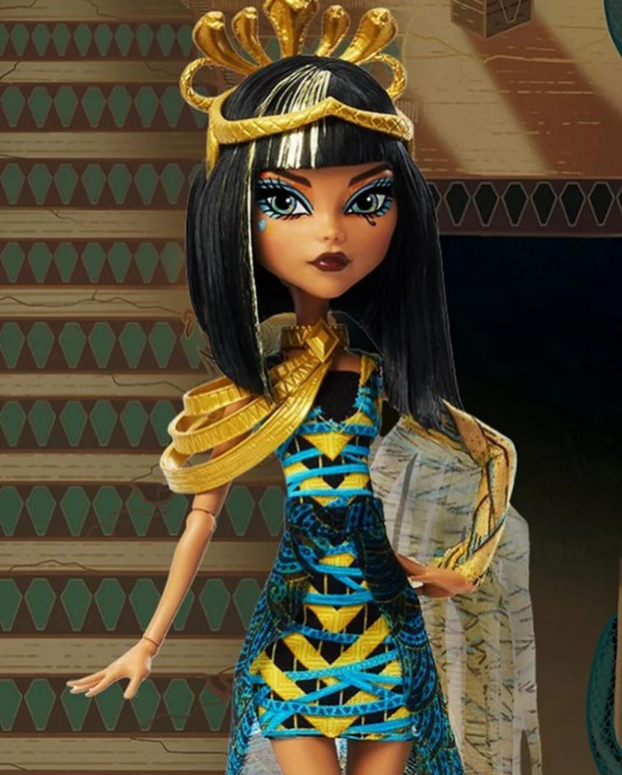Monster High Mummy Majesties Cleo and Nefera De Nile Collectible Two-Pack G1 dolls 2024