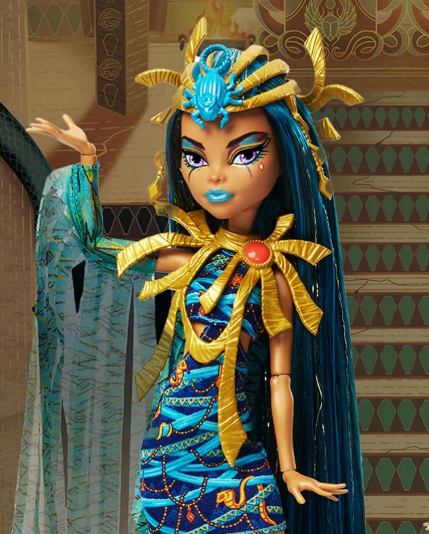Monster High Mummy Majesties Cleo and Nefera De Nile Collectible Two-Pack G1 dolls 2024