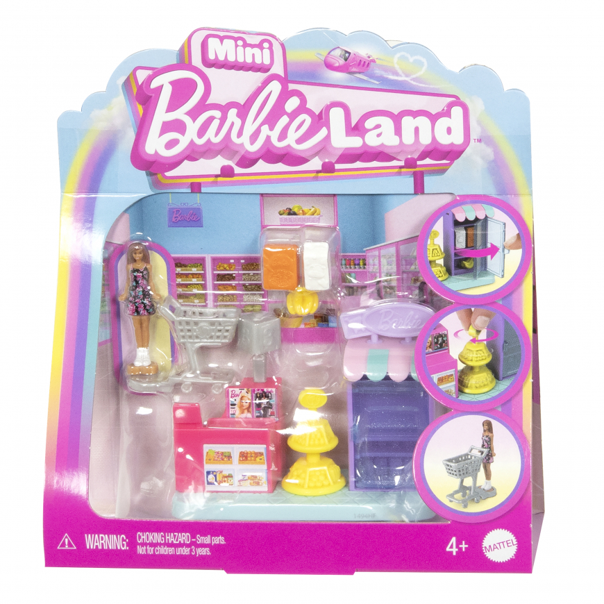 Barbie Mini BarbieLand Supermarket playset