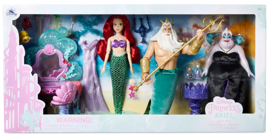 Disney Store The Little Mermaid Ariel Classic Doll Gift Set