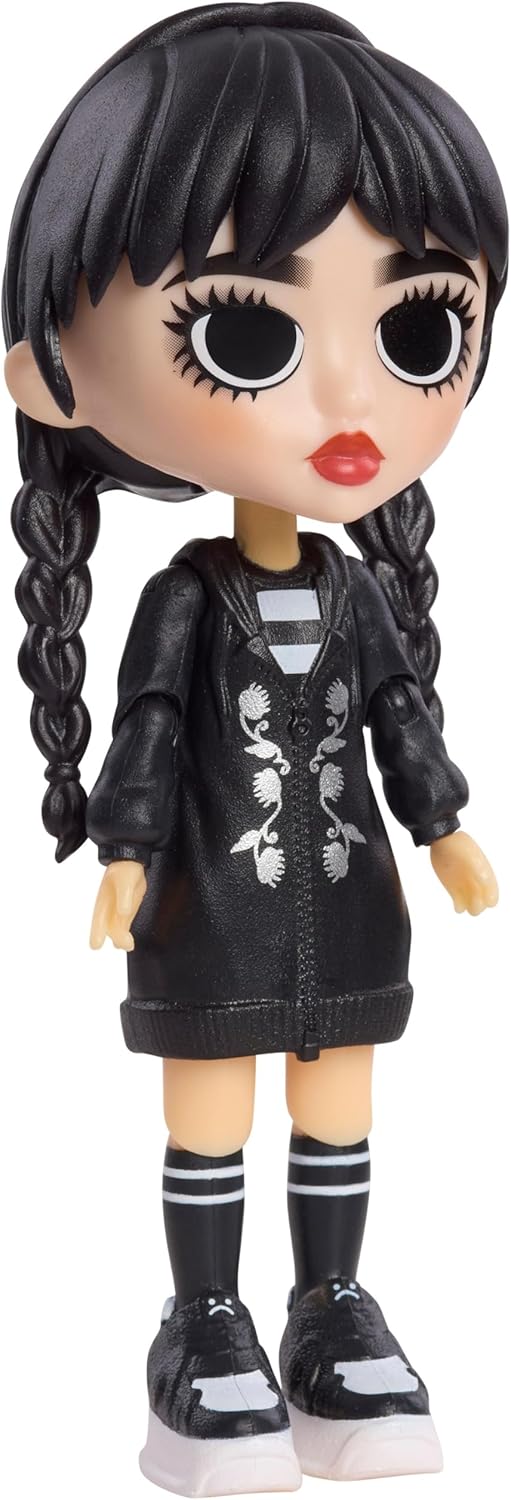 Wednesday Deluxe 6-inch figure with 2 interchangeable face and hair plates from Just Play