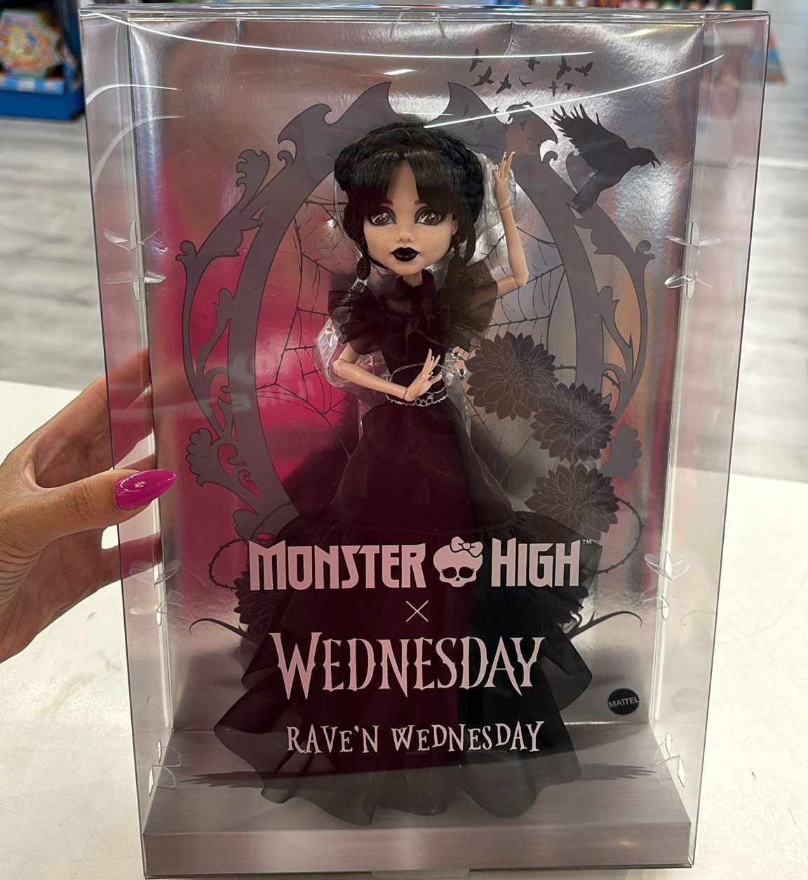 Monster High Wednesday Netflix dolls 2024 Wednesday Addams, Enid Sinclair and Wednesday ball