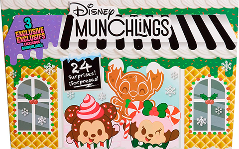 Disney Munchlings Advent Calendar 2024 with Color Change and Scented Figures