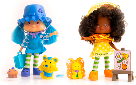 New Strawberry Shortcake 5.5-inch Orange Blossom and Blueberry Muffin dolls from The Loyal Subjects
