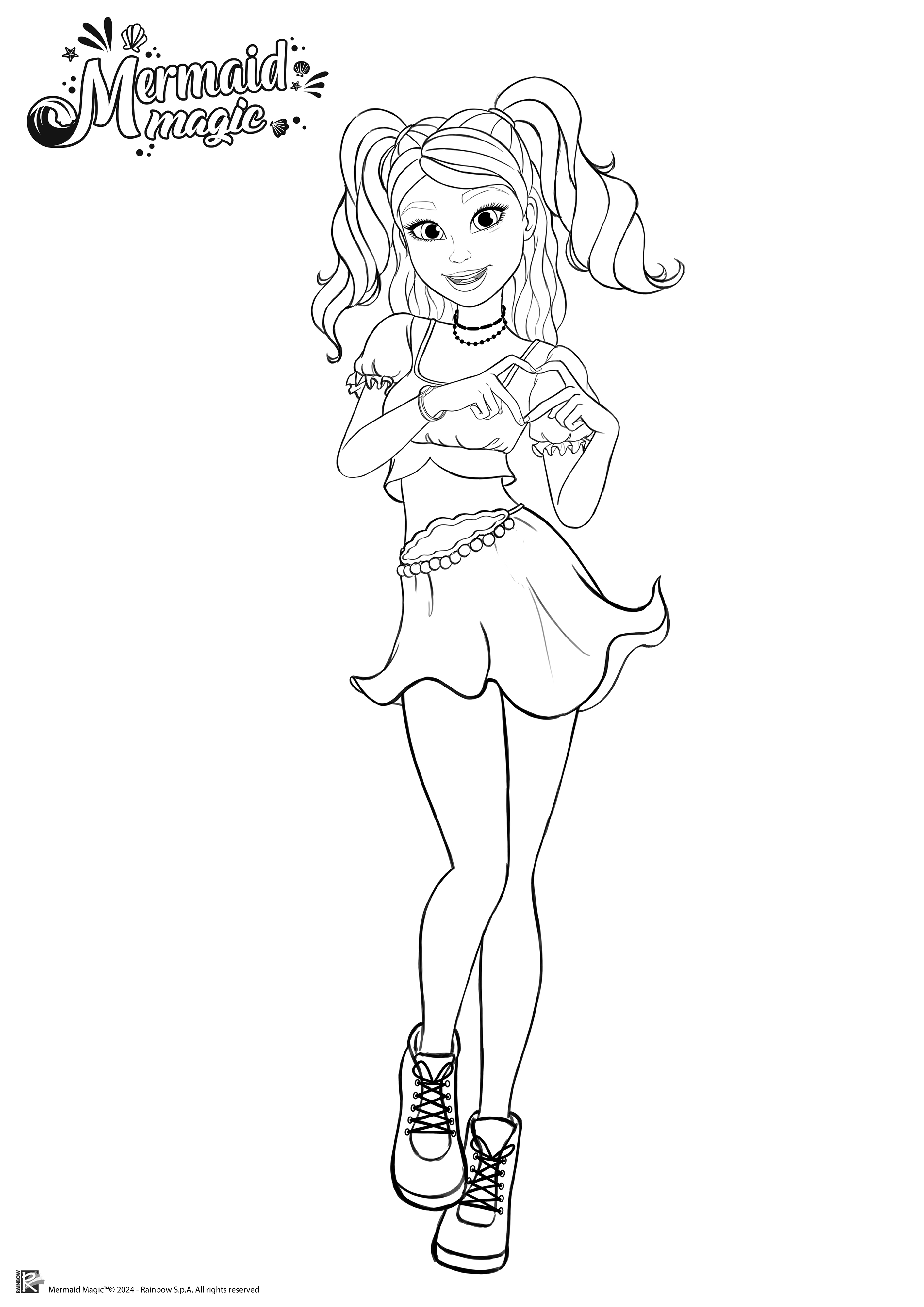 Mermaid Magic coloring pages - YouLoveIt.com