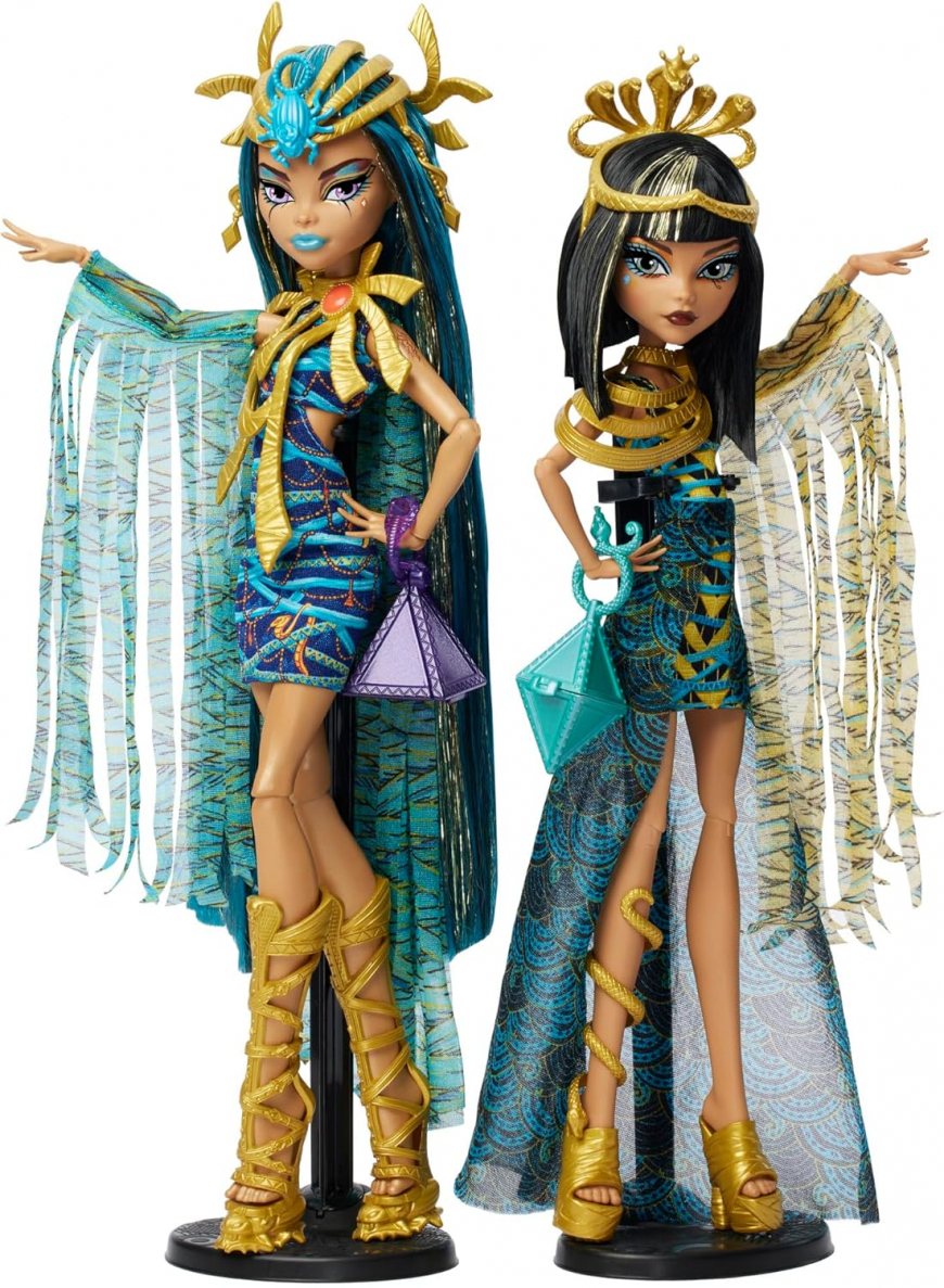 Mummy Majesties Cleo and Nefera De Nile Collectible Two-Pack