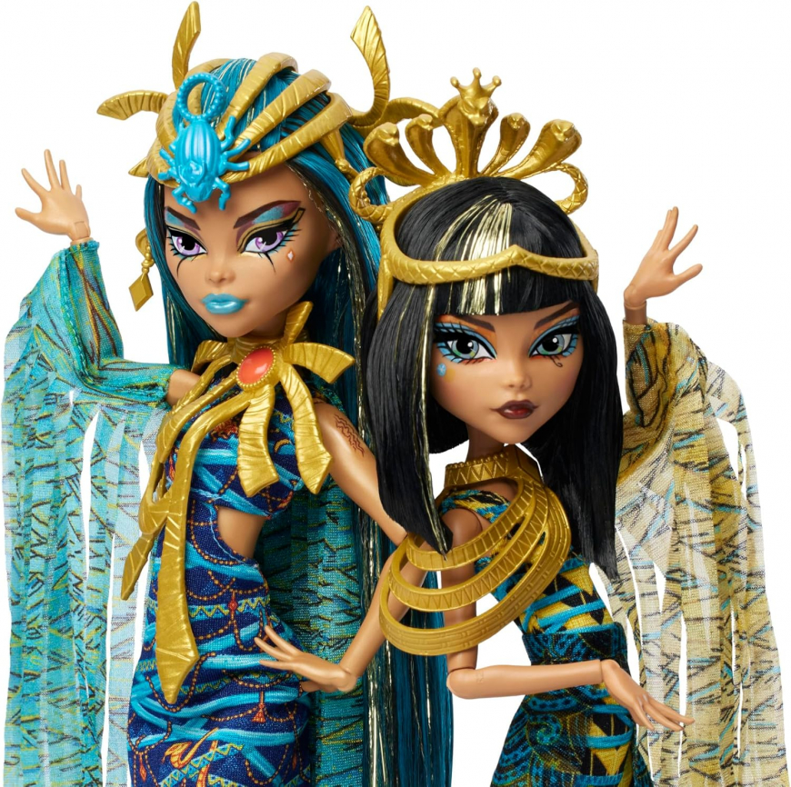 Mummy Majesties Cleo and Nefera De Nile Collectible Two-Pack