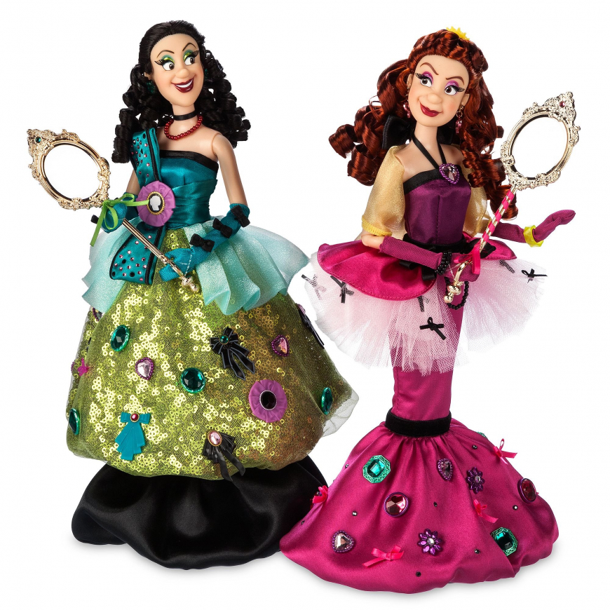 D23 2024 Limited Edition Disney Designer Collection Midnight Masquerade Drizella and Anastasia doll set