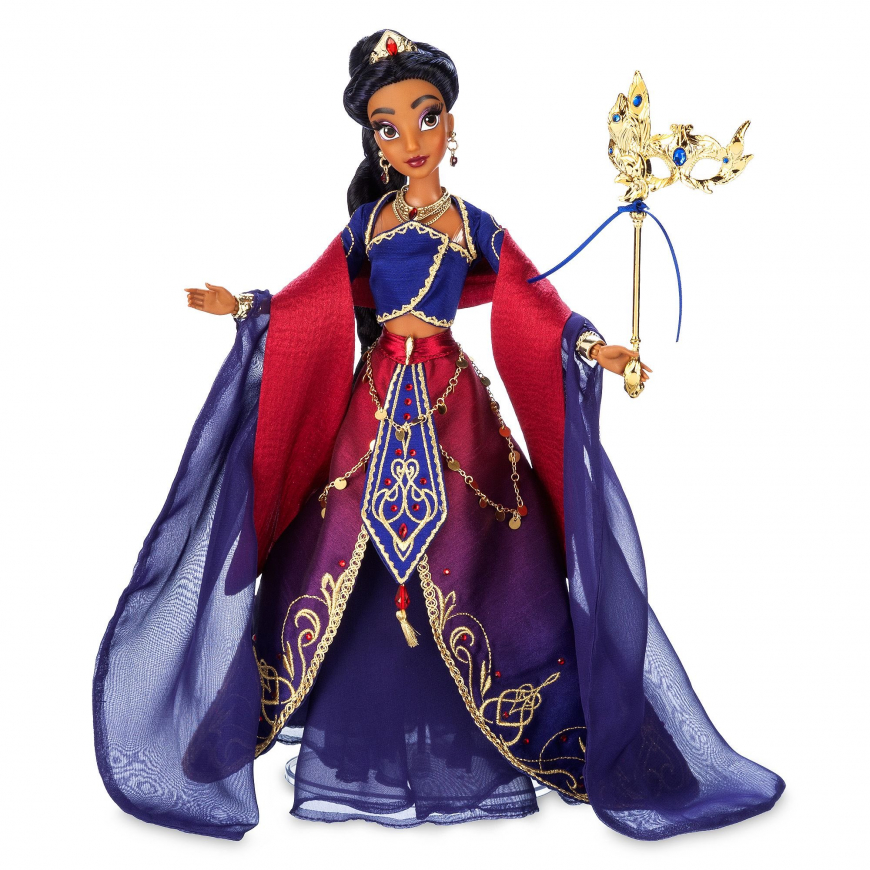 D23 2024 Limited Edition Disney Designer Collection Midnight Masquerade Aladdin and Jasmine doll set