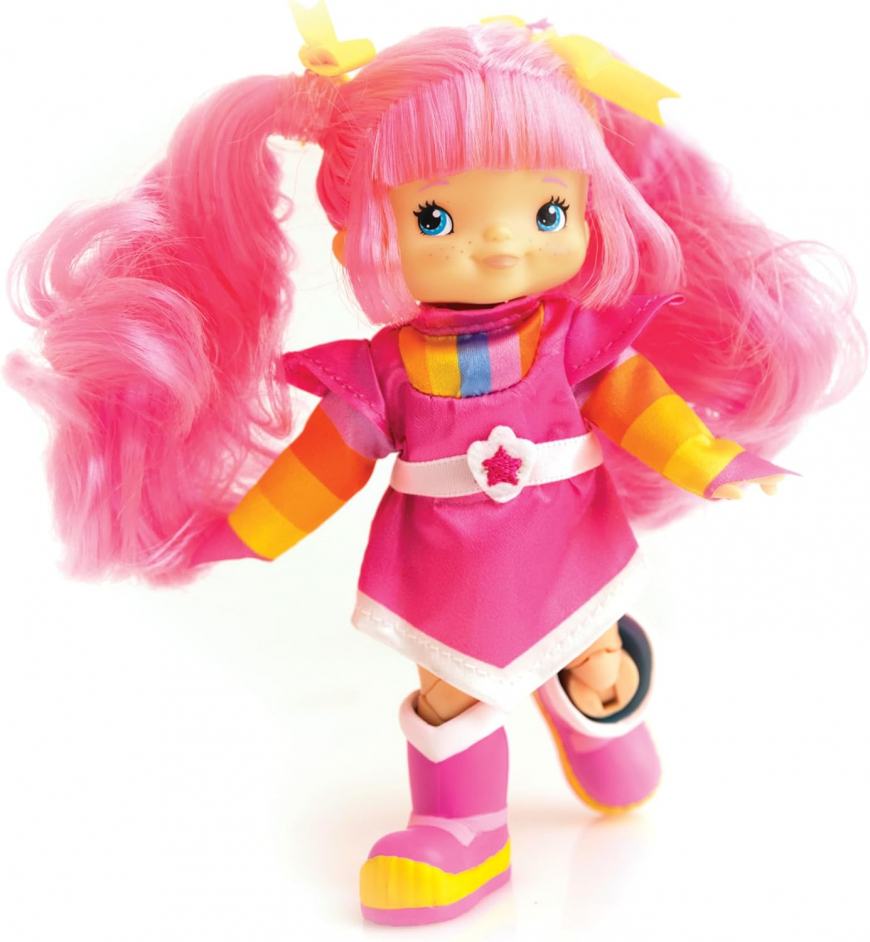 Rainbow Brite 5.5-inch Tickled Pink Poseable Fashion Doll