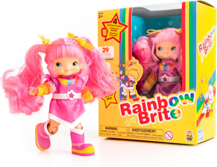 Rainbow Brite 5.5-inch Tickled Pink Poseable Fashion Doll