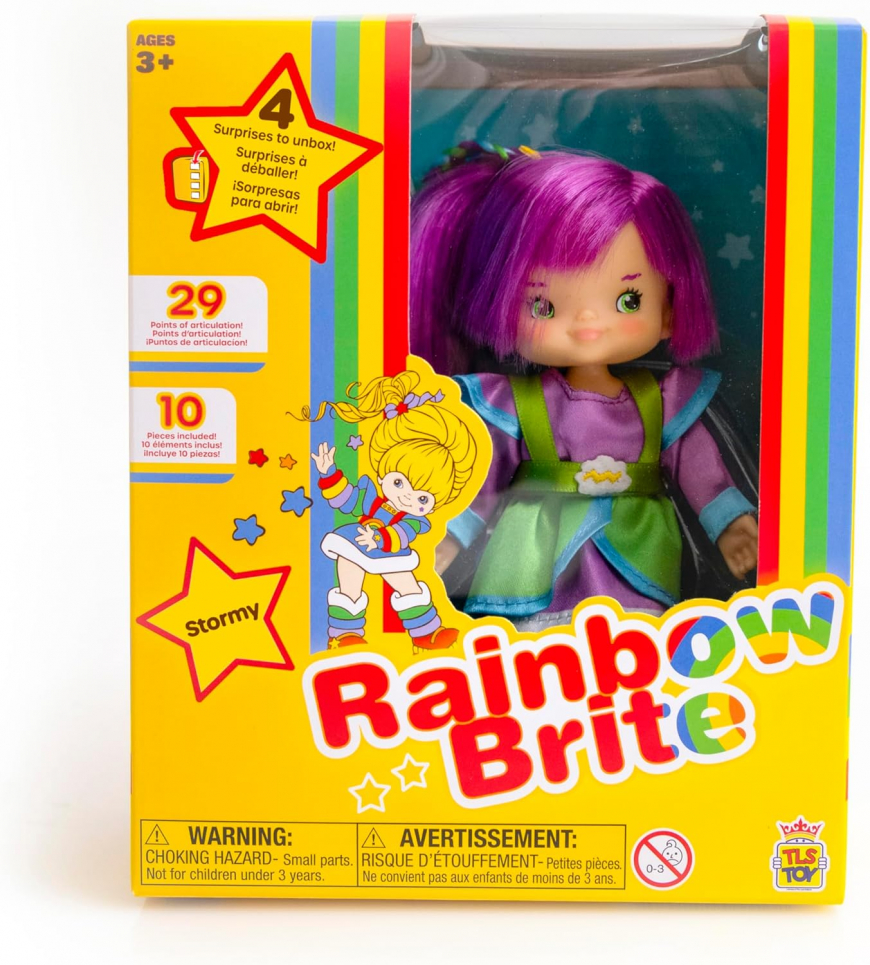 Rainbow Brite 5.5-inch Stormy Poseable Fashion Doll