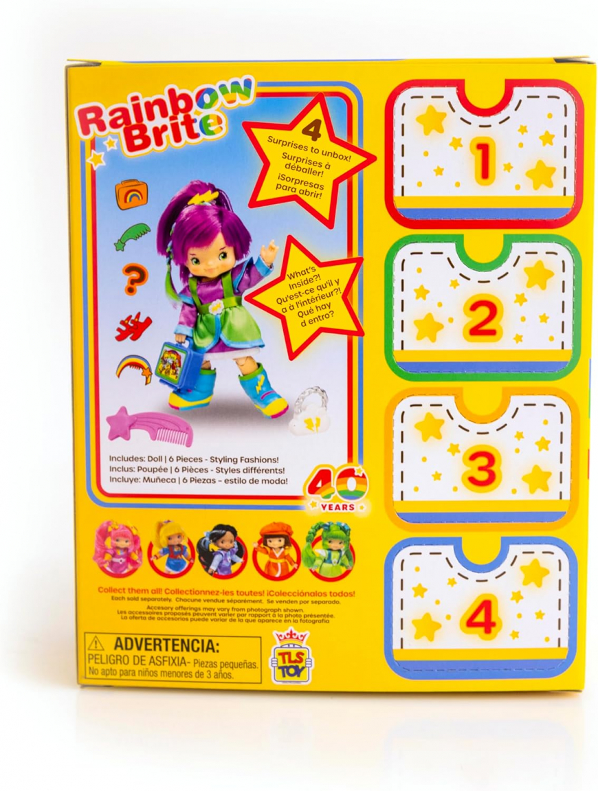 Rainbow Brite 5.5-inch Stormy Poseable Fashion Doll