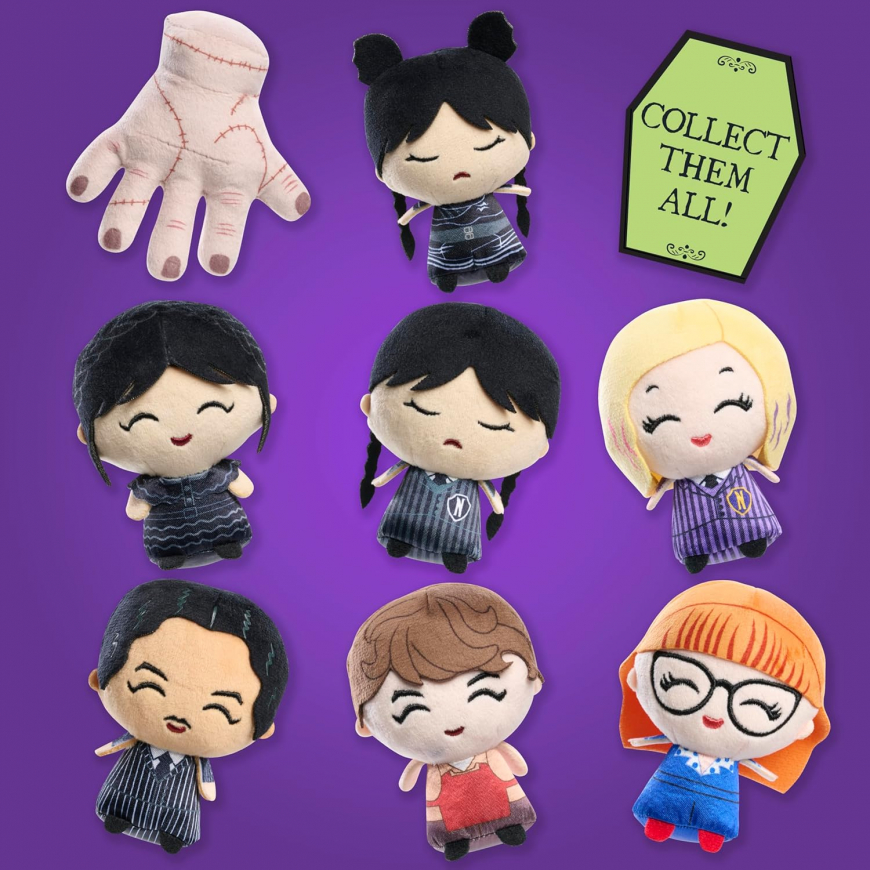 Just Play Wednesday Collectible Mini Plush blind capsules