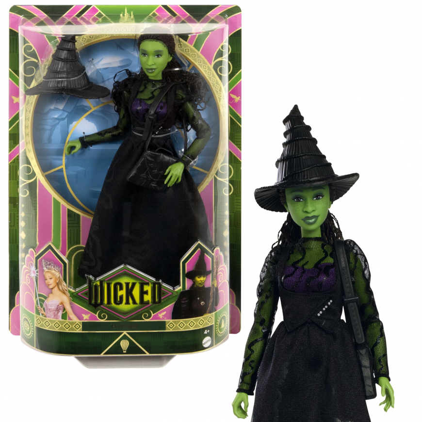 Wicked The Movie 2024 Ozdust Ballroom Elphaba doll HXT62