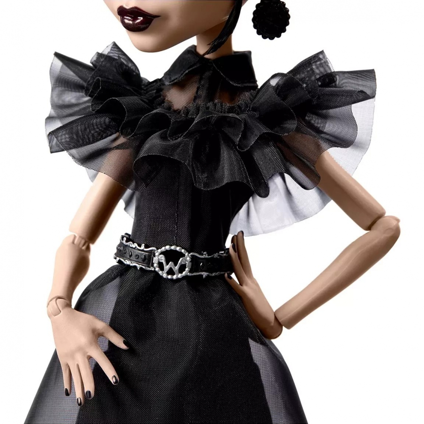 Monster High Wednesday Netflix Rave'N Dance ball dress doll