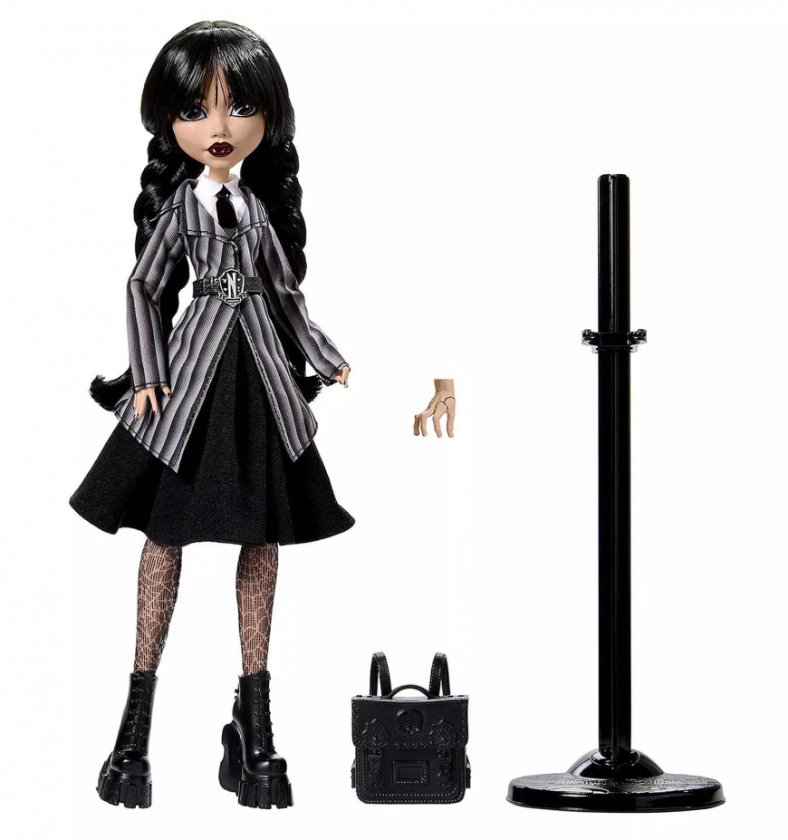 Monster High Wednesday Netflix Wednesday Addams doll Nevermore Academy uniform