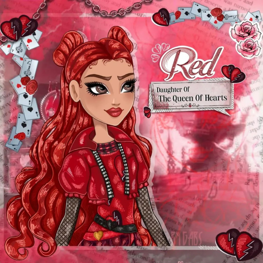 Disney Descendants The Rise of Red fanart pictures in Ever After High style