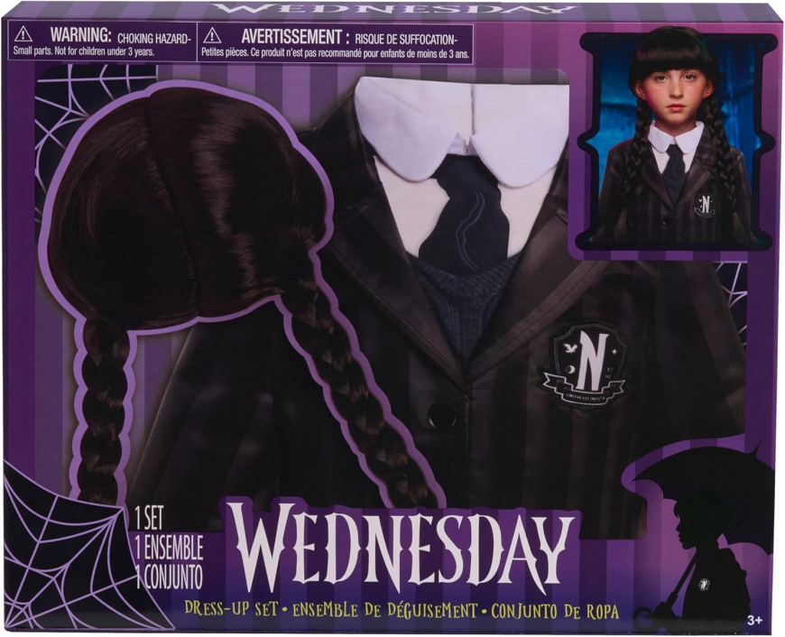 Wednesday Dress Up Set for Halloween