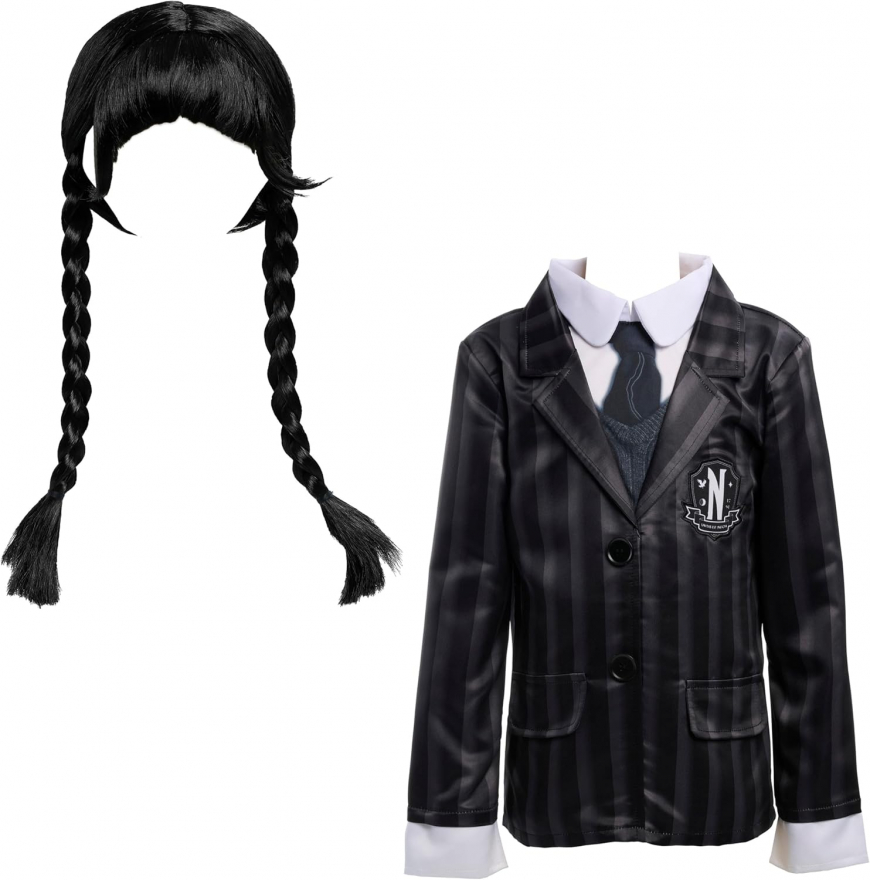 Wednesday Dress Up Set for Halloween