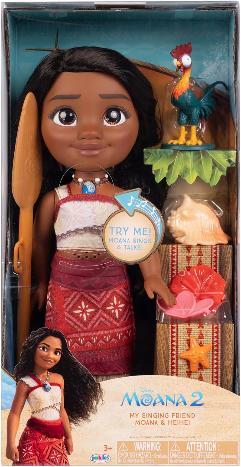 Moana 2 singing Moana petit doll