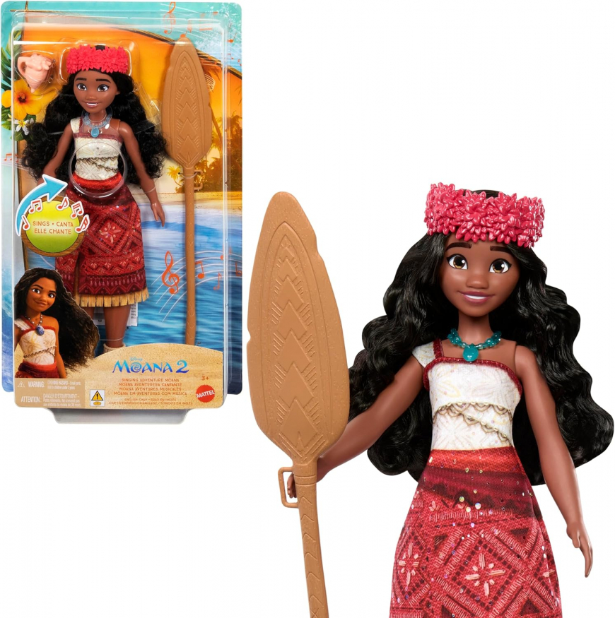 Moana 2 singing Moana doll