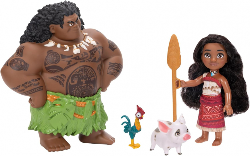 6-Inch Moana & Maui Voyager Petite Dolls