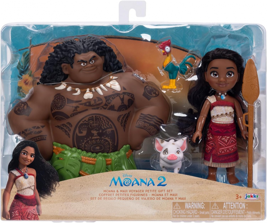 6-Inch Moana & Maui Voyager Petite Dolls