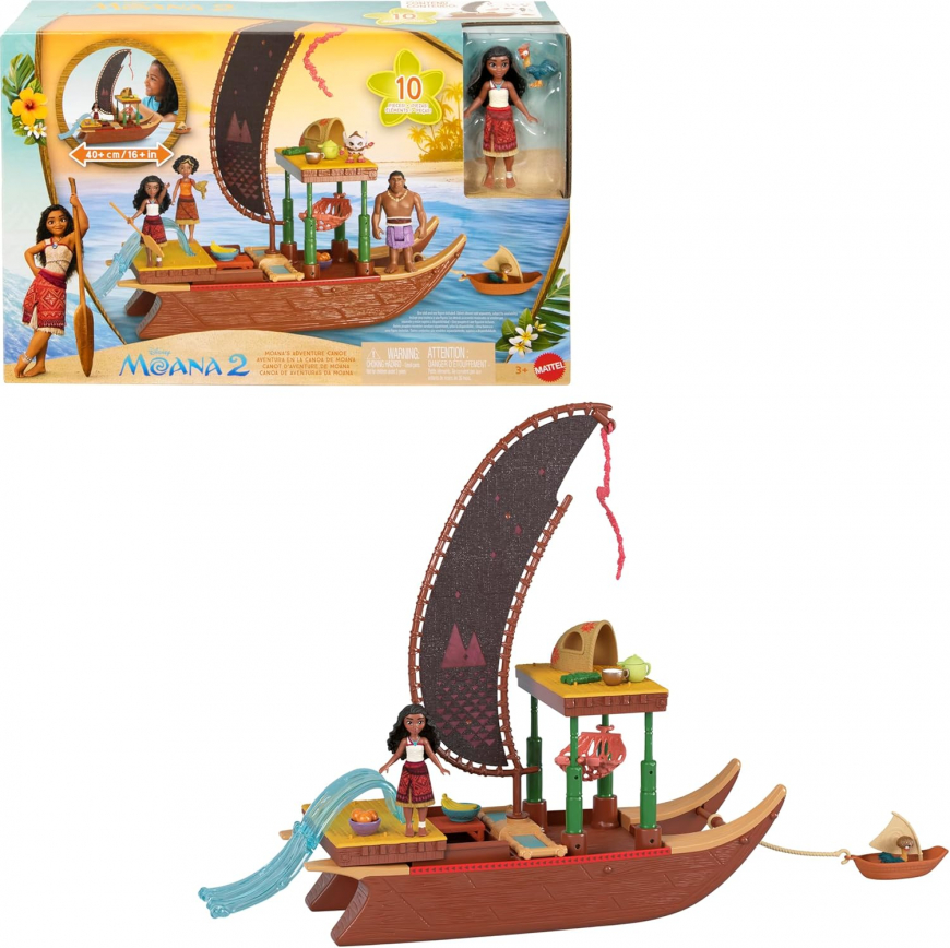 Moana’s Adventure Canoe Playset