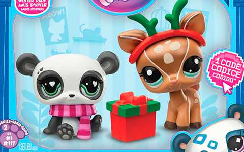 Littlest Pet Shop Winter Holiday edition Pet Pairs Winter Pals