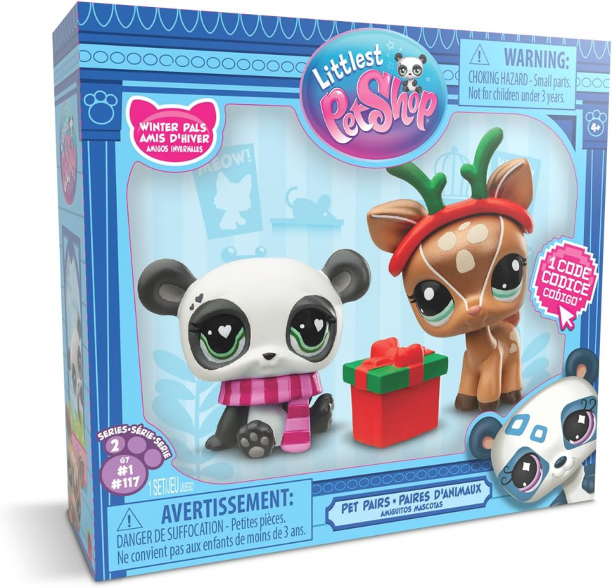 Littlest Pet Shop Winter Holiday edition Pet Pairs Winter Pals