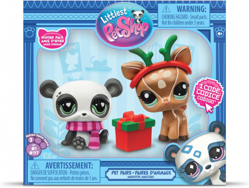 Littlest Pet Shop Winter Holiday edition Pet Pairs Winter Pals