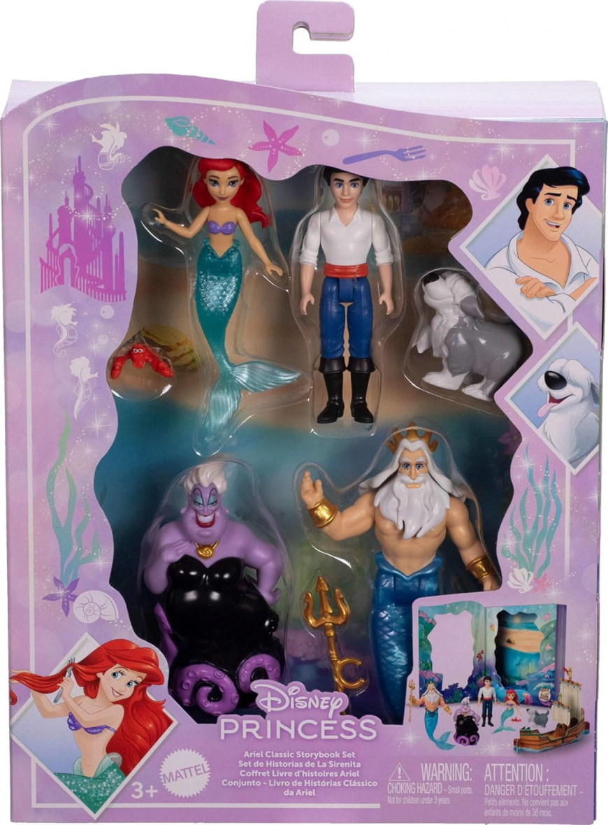 Mattel Disney Princess Ariel Classic Storybook Set