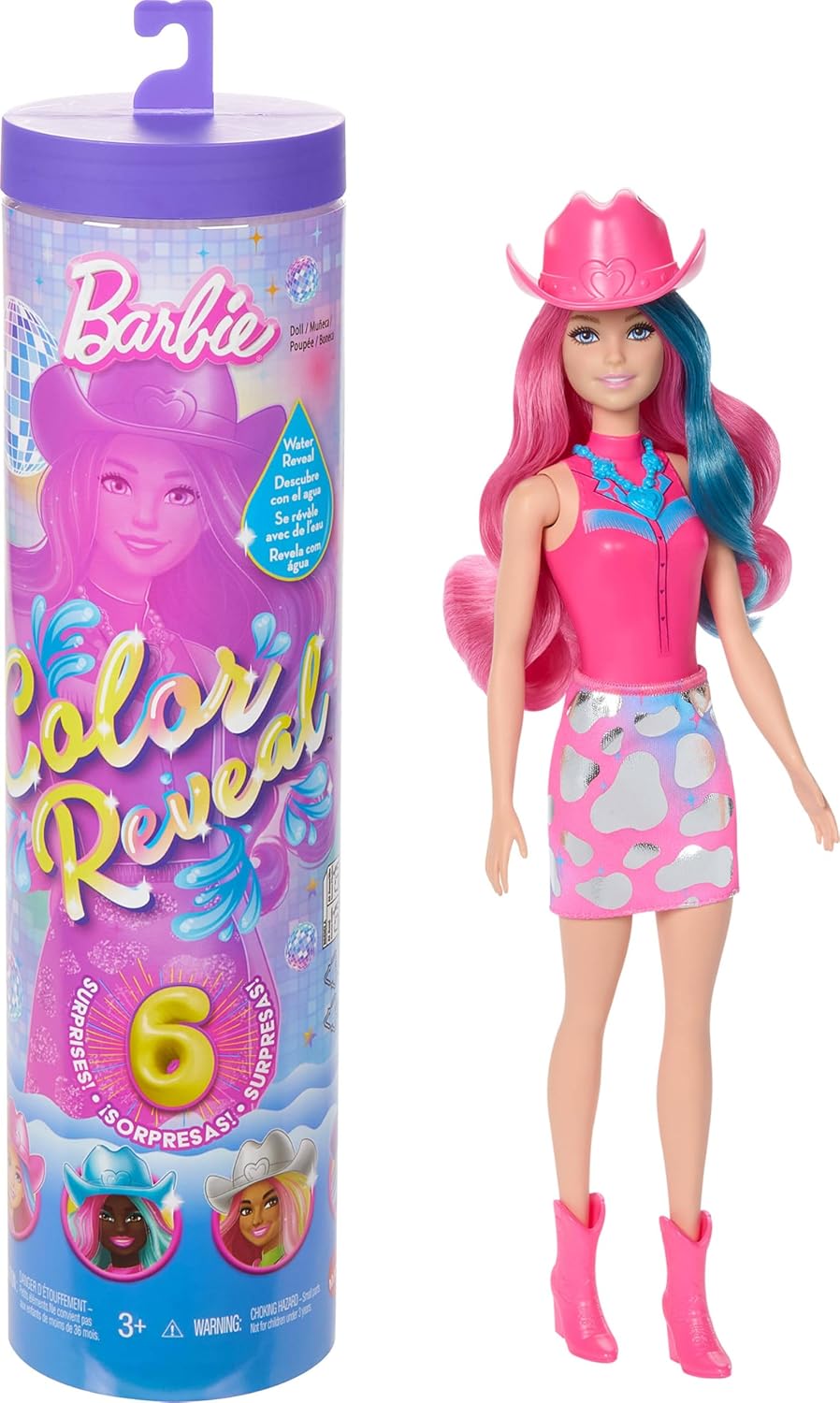 Barbie Color Reveal Disco Star Series 2024 dolls YouLoveIt