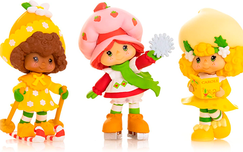 Strawberry Shortcake Sweet Scented Winter Season 2.5-inch Cheebee Figures