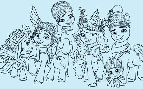 My Little Pony G5 coloring pages