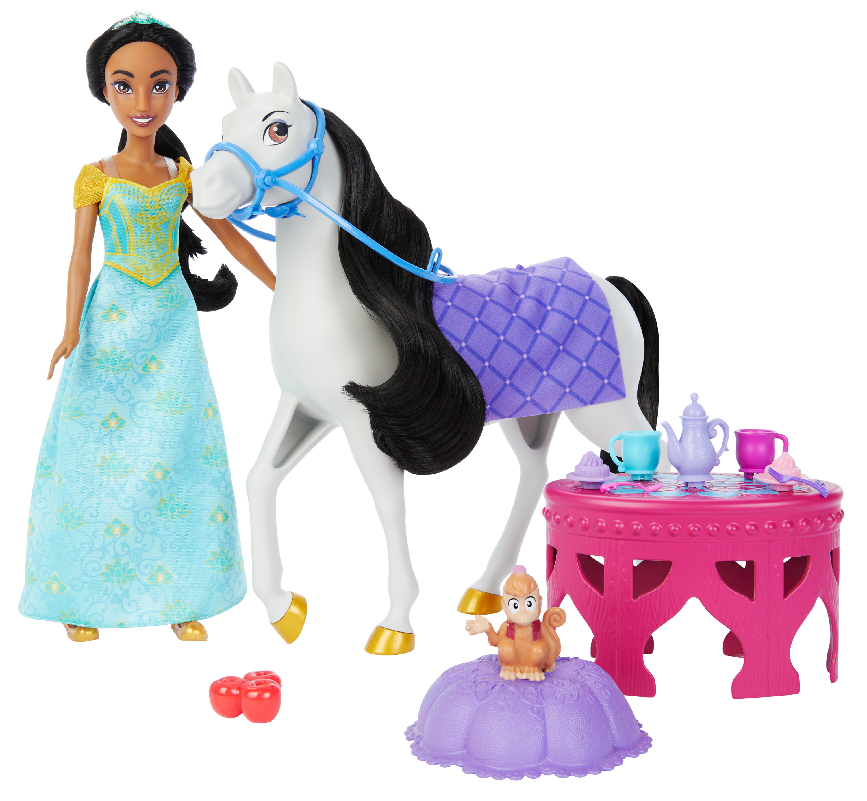 Disney Princess Fashion Doll Horse sets from Mattel 2025 Elsa and Nokk Rapunzel and Maximus Jasmine and horse YouLoveIt
