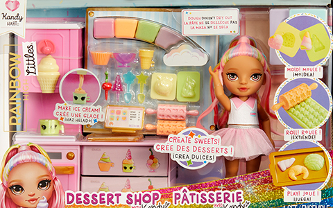 Rainbow High Little Dessert Shop with Kandy doll Playset