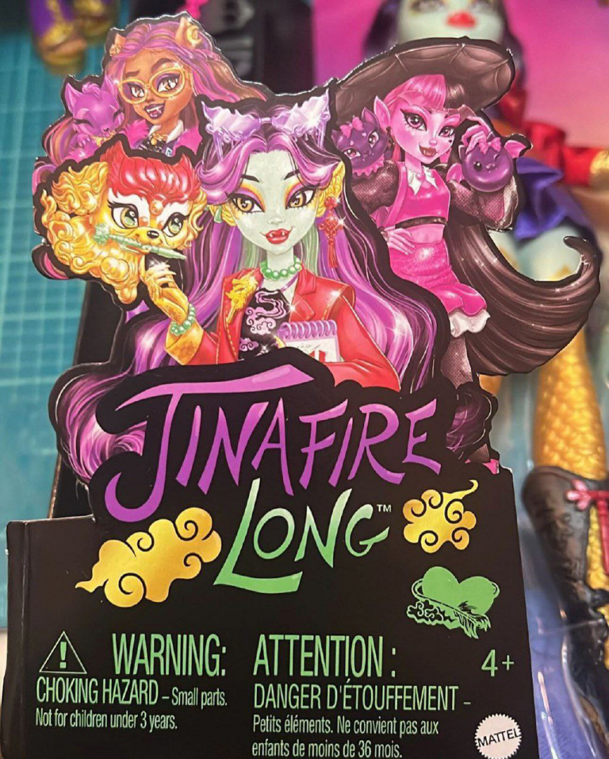 New Monster High Jinafire Long G3 doll 2024 in real life photos