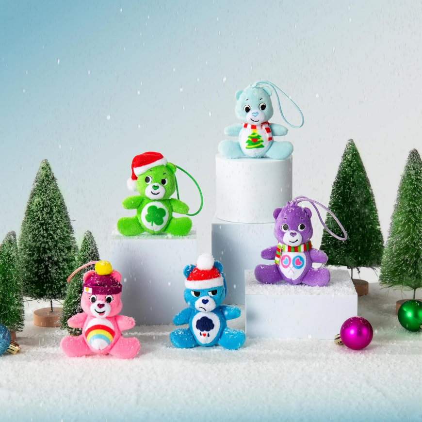 Micro Teenies Holiday Care Bears 5-Pack Treasure Box