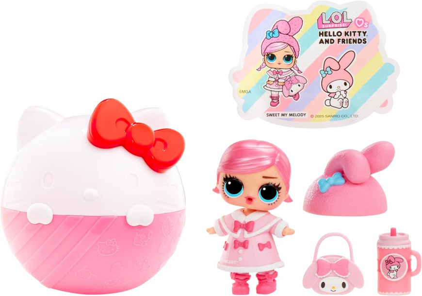 LOL Surprise Loves Hello Kitty & Friends Dolls Tots
