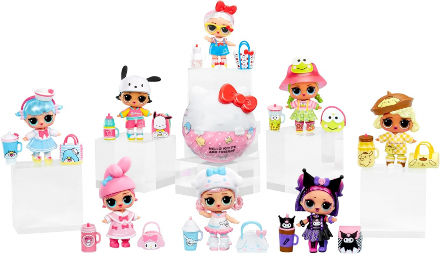 LOL Surprise Loves Hello Kitty & Friends Dolls Tots