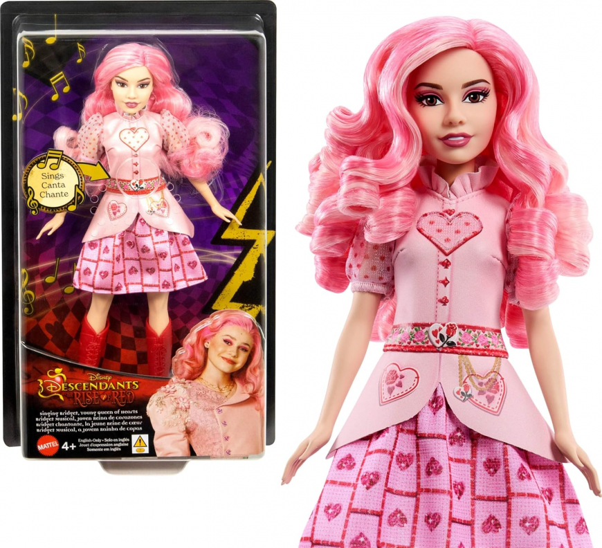 Mattel Descendants Rise of Red Bridget singing doll