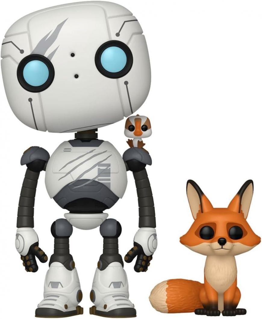 Funko Pop Wild Robot - Roz with Brightbill and Fink