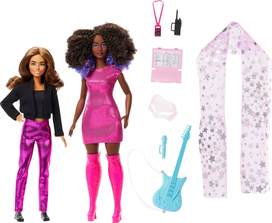 Barbie Career of the Year  2025 2-Pack dolls Music Star and a Tour Manager