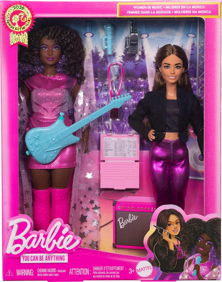 Barbie Career of the Year  2025 2-Pack dolls Music Star and a Tour Manager