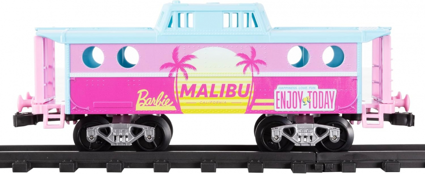 Lionel Mattel Barbie Battery O Gauge Toy Train Set with Remote and Water-Vapor Smoke Effects