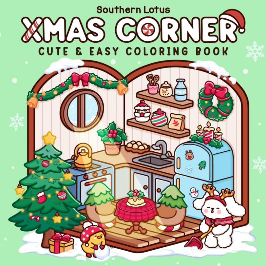 Xmas Corner: Christmas Coloring Book